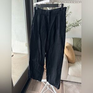 Abercrombie - Black Linen trousers